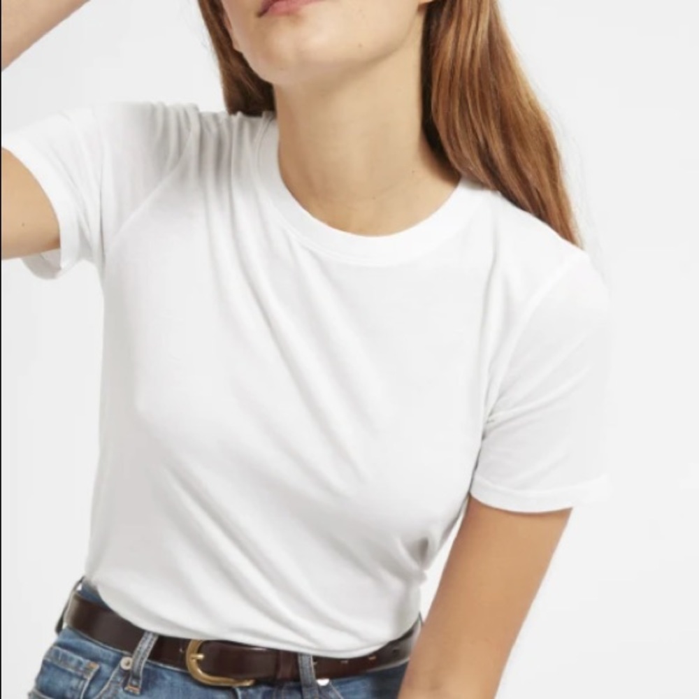 Everlane Cotton Crew White Tee